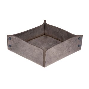 Brotkorb, versch. Größen, Vintage Leder