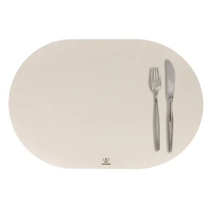 Platzdecke aus Rindleder, oval, extra langlebig