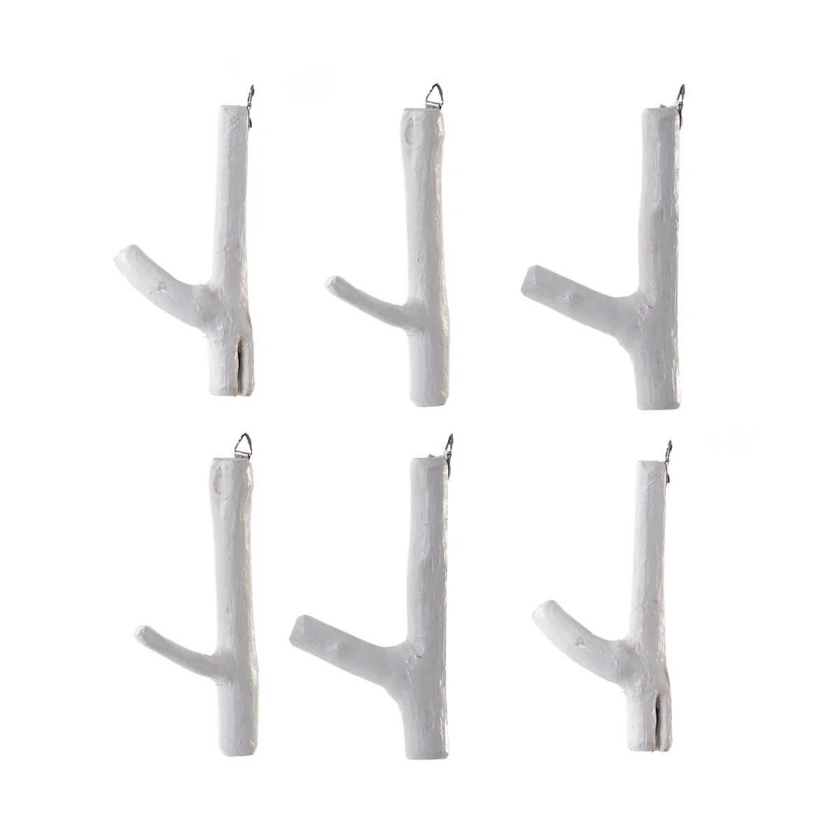 GARDEROBENHAKEN "LIMB" 6er Set weiß