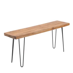 MASSIVE SITZBANK "BOHLE" 120 cm Recycling Holz | Farbe: 01 natur-vintage