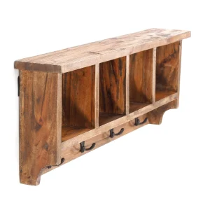 WANDGARDEROBE "VINTAGE II" 70 cm Recycling Holz