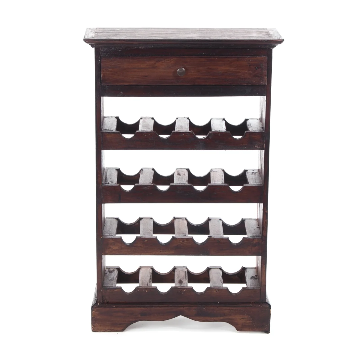 WEINREGAL "CORTEZ 85" Holz 16 Flaschen | Farbe: 03 dunkelbraun – Bild 8