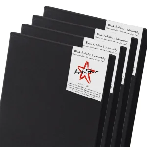 4 ART-STAR UNIVERSITY | BLACK KEILRAHMEN 60x80 cm