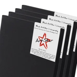 4 ART-STAR UNIVERSITY | BLACK KEILRAHMEN 30x40 cm