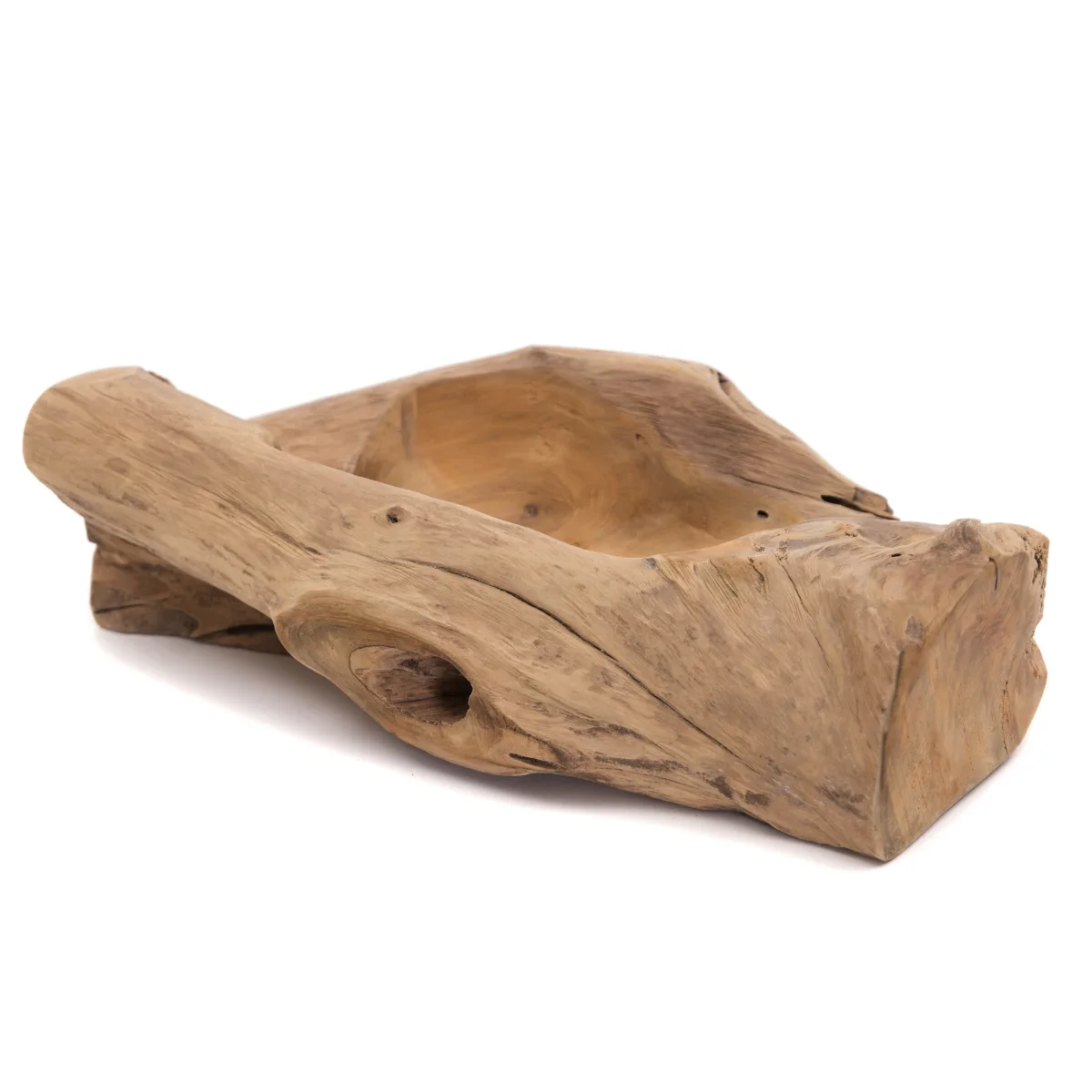 NATURGEWACHSENE TEAK SCHALE "NOVIA" Wurzelschale