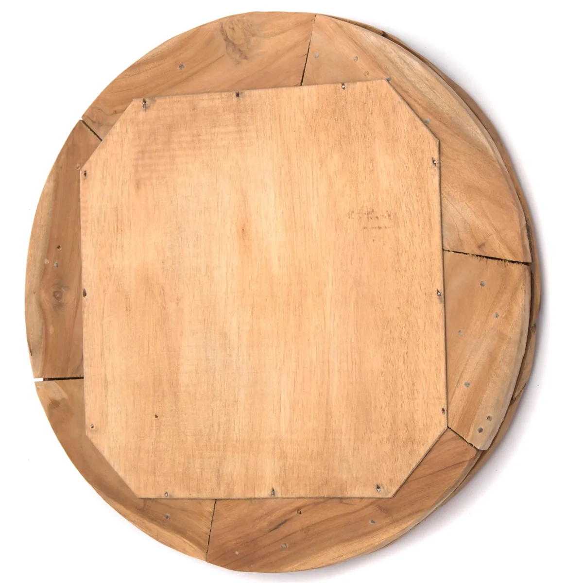 TEAK WANDSPIEGEL "ROUND 60" Holzspiegel – Bild 7