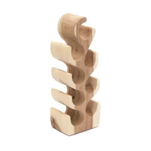 FLASCHENHALTER "CURVE 8" für 8 Flaschen Suarholz