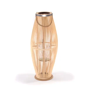 BAMBUS LATERNE "ZYA" Windlicht | Größe: 80 cm
