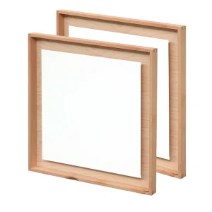 2 schwebende Malplatte 40x40 cm (30x30cm innen)