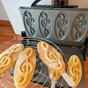 Yammie Waffeleisen Notenschlüssel