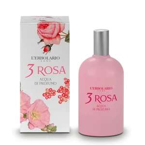 3 Rosa Eau de Parfum ~ Sprühflasche aus Glas 50 ml