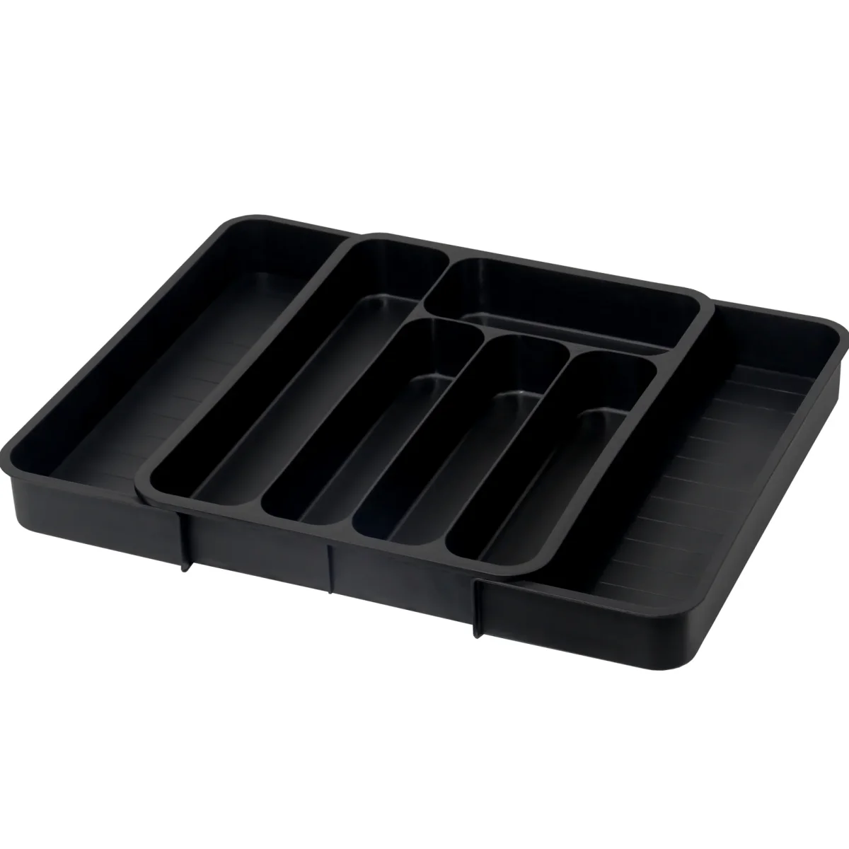 Besteckhalter für Schubladen,(28-47,5CM) Verstellbarer Besteckeinsatz, Schubladen organizer küche – Bild 4