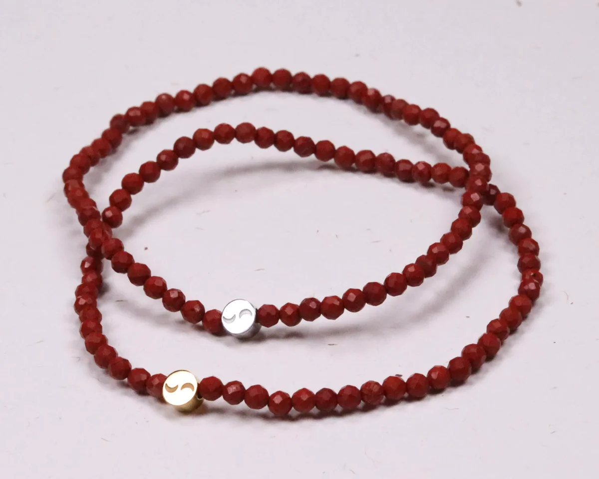 Armband Jaspis rot