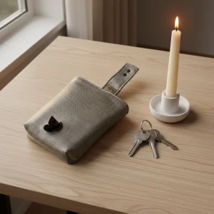 Gassitasche Taupe, Velours