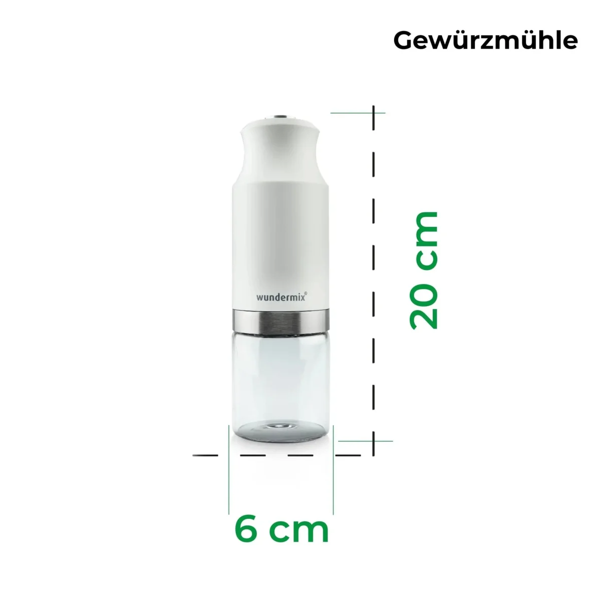 WunderSpicer® | Elektrische Salz- & Pfeffermühle mit Keramik-Mahlwerk | Sparset – Bild 8