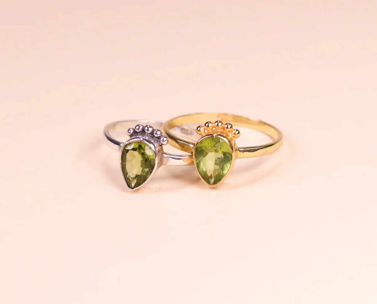 Ring Tara Peridot Gold – Bild 3