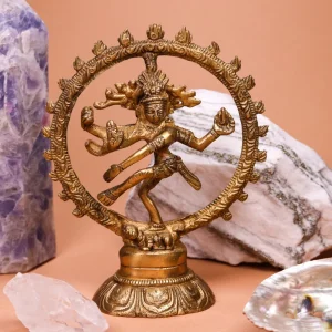 Figur Shiva Nataraja Messing