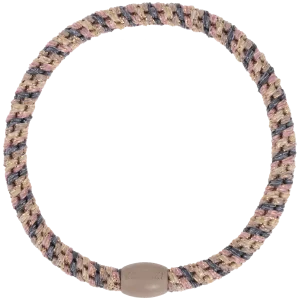 Grey-Taupe-Glitter Haargummi| Slim Kknekki