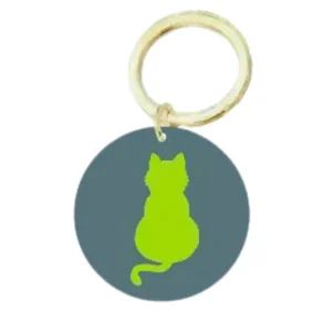 Katze Schlüsselanhänger aus Plexiglas