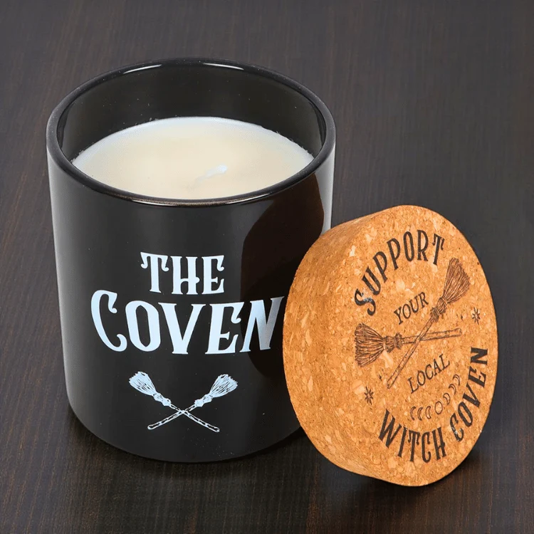 Schwarze Duftkerze The Coven – Black Fig Kerze im Glas – Bild 4