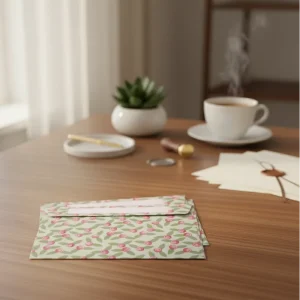 Pattern-Apple Rosy| 10er Pack Brief-Umschläge