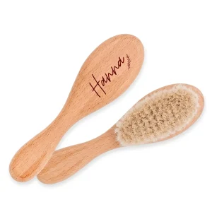 Babyhaarbürste personalisiert - Herz oder Zweig