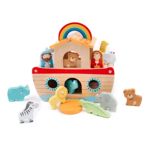 GOKI Kleine bunte Arche mit Regenbogen personalisierbar
