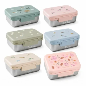 KIDZROOM Edelstahl Lunchbox personalisierbar