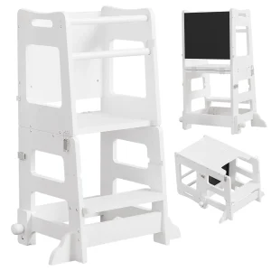 Yorbay 3-in-1 Montessori Kinder Lernturm