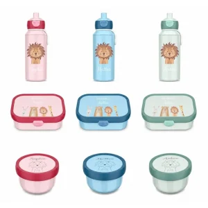 MEPAL Campus Set personalisiert — Brotdose, Trinkflasche und Obstbox