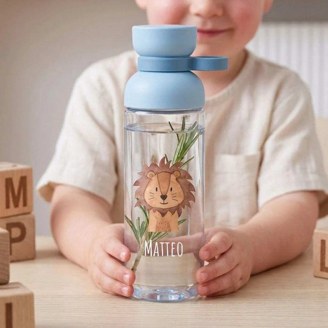 MEPAL Kinder Trinkflasche Vita personalisiert - Tier Aquarell – Bild 4