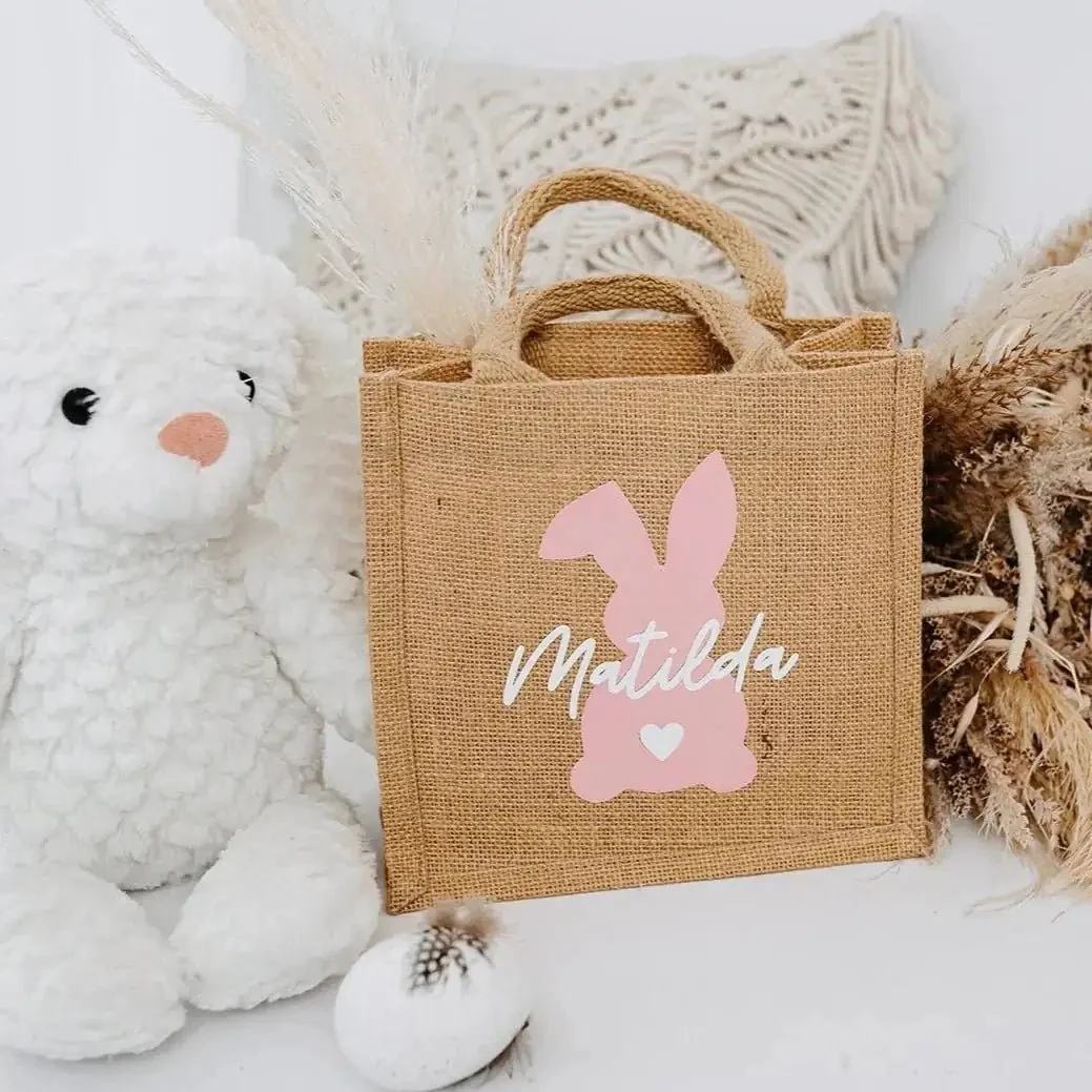 Ostertasche Jute personalisiert – Bild 6
