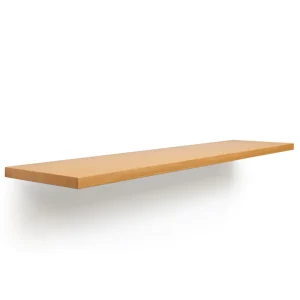 Schwebendes Wandregal Buche massiv nach Maß